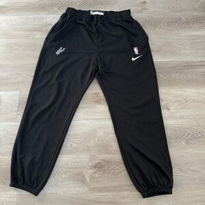 Nike Spurs NBA Engineered Player Issued Sweatpants Men XXL TALL Training Joggers